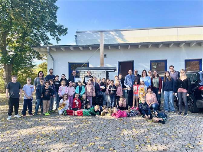 Ferienspaß für rund 30 Kinder bei der ersten Ferienbetreuung in Thür.  Foto: privat