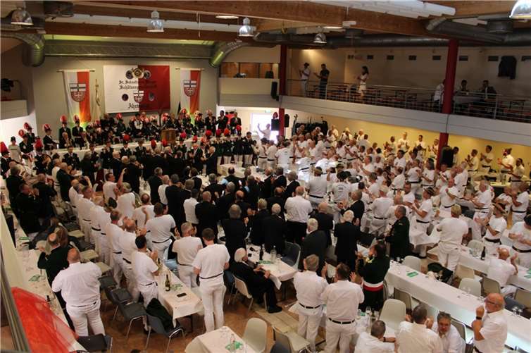 Festkommers der St. Sebastianus Bürgerschützen-Gesellschaft im Helmut-Gies-Bürgerzentrum.