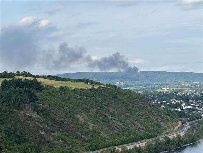 Feuer in Neuwied. Foto: CS