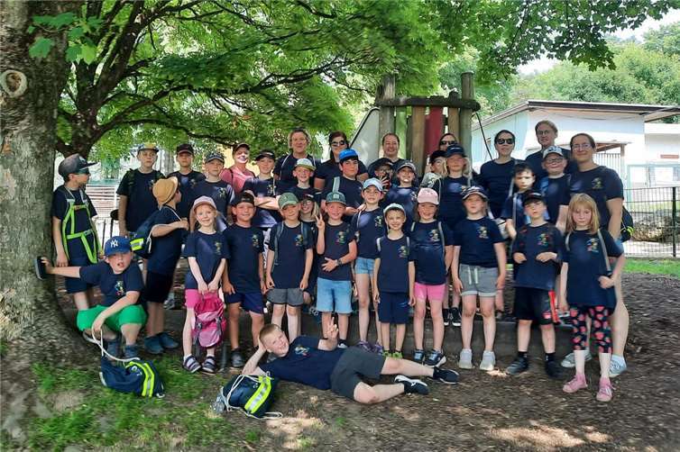 Feuerwehr-Kids der VG Unkel. Foto: privat