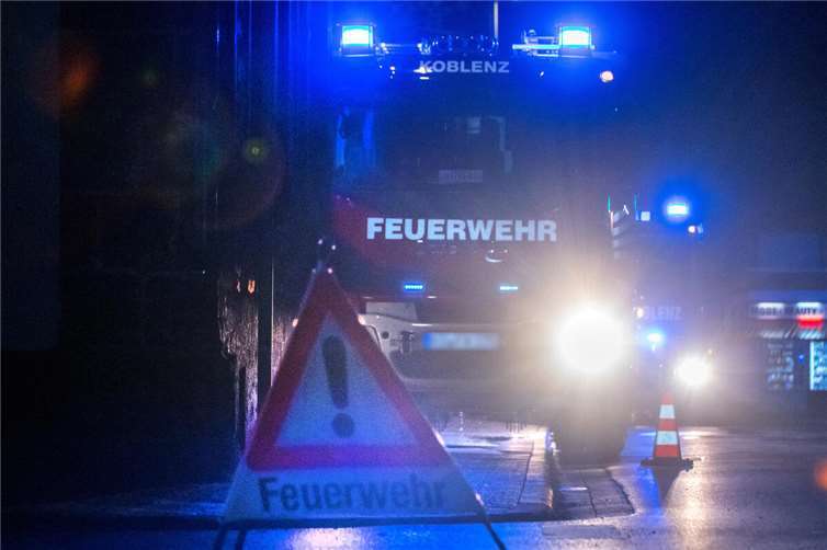 Feuerwehreinsatz nach einsetzender Dunkelheit