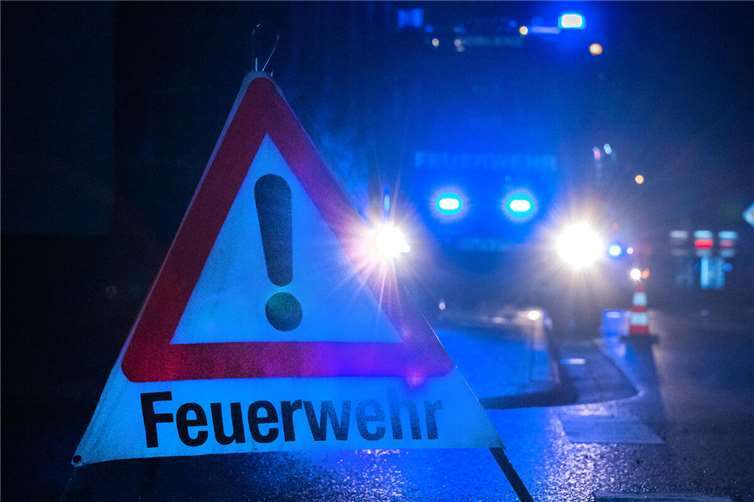 Feuerwehreinsatz nach einsetzender Dunkelheit