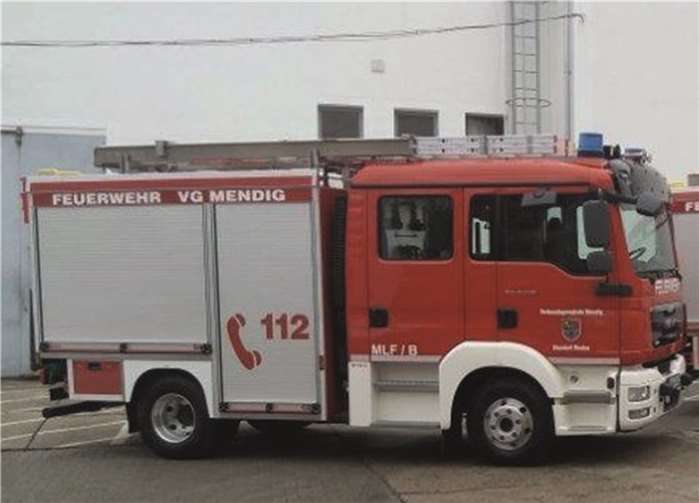 Feuerwehrfahrzeug MLF für die FFw Bell. Foto: VG-Mendig