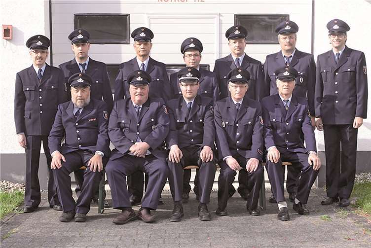 Feuerwehrkameraden der FFW Leimbach-Gilgenbach 2013.