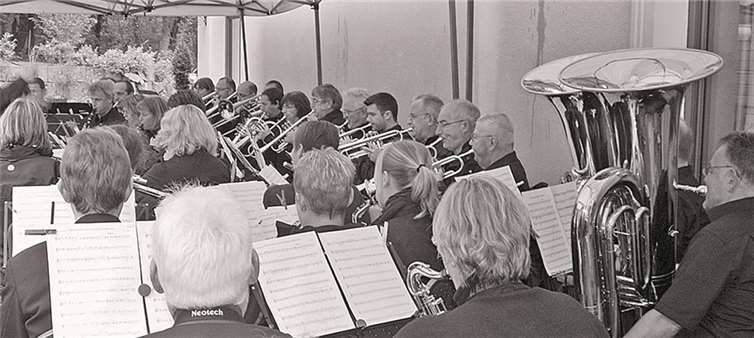 Fidelia Wormersdorf e.V bei ihrem Frühschoppen-Konzert in Rheinbach. privat