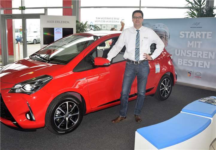 Filialleiter Gunnar Brunke freute sich auf viele Gäste beim bundesweit veranstalteten Aktionstag von Toyota.EICH