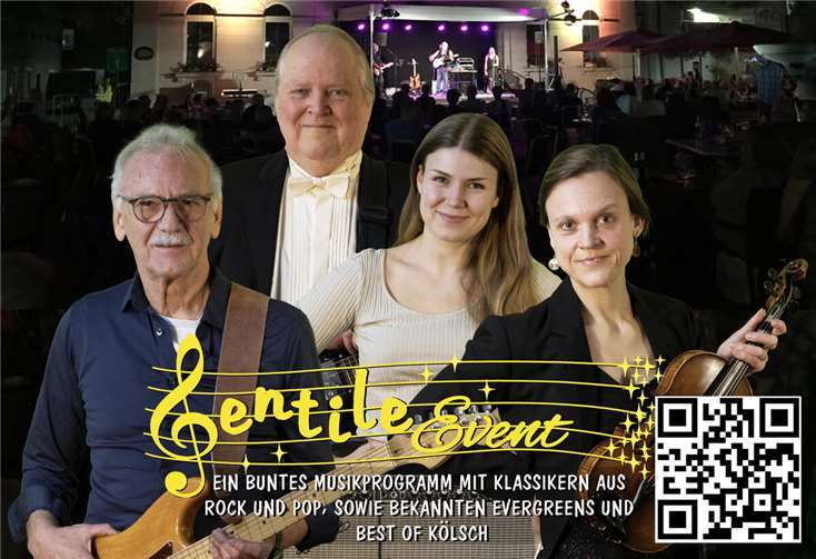 Finale mit Familienpower: „Gentile Event“ verbindet Kölsche Musik mit Pop- und Rockklassikern – ein Publikumsliebling seit Jahren.  Quelle: Lebendiger Marktplatz