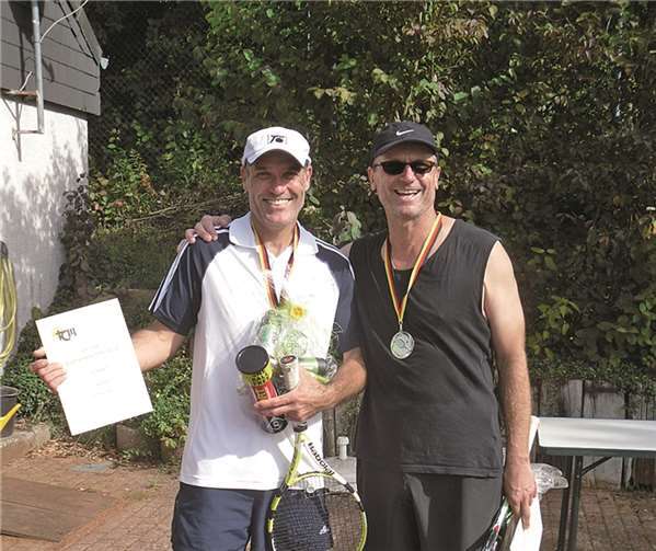 Finalisten Herren: Sieger Thomas Fischer (links), Zweiter Andrzej Choinski.