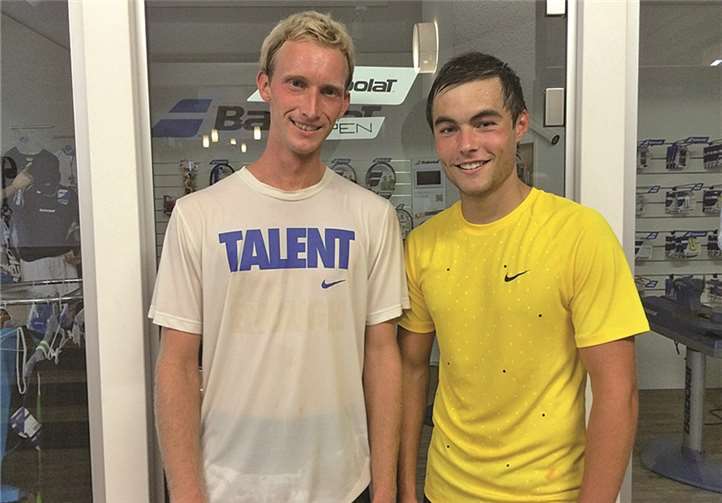 Finalisten Mathias Wagner und Christian Clemens (v.l.). privat