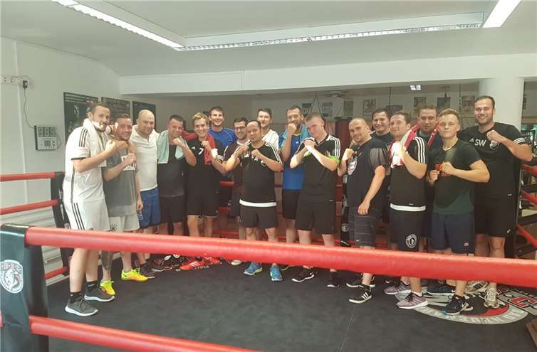 Fix und fertig war man nach der Trainingseinheit beim Boxsportclub Bad Neuenahr. Foto: privat