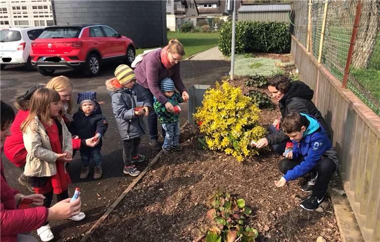 Fleißig wurde der Samen gesät. Foto: privat