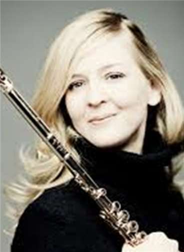 Flötistin Tatjana Ruhland. privat