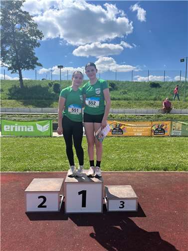 Flora Ehrit und Karlotta Rüdell. Quelle: TuS Roland Brey