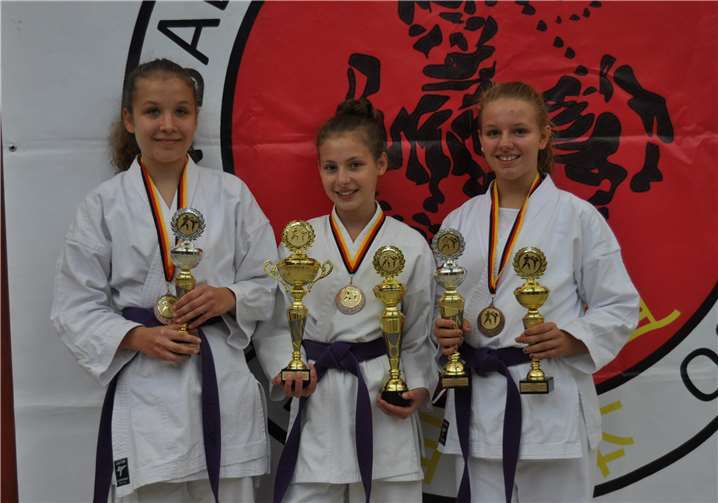 Flora, Serafina und Victoria mit Erfolg bei der Landesmeisterschaft. Privat