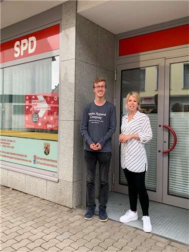 Florian Augst und Lana Horstmann MdL. Foto: Ingelore-Troß-Fergen