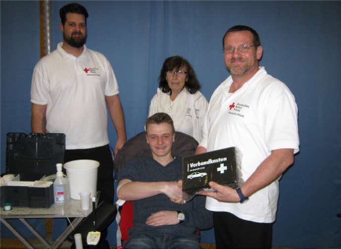 Florian Boden, Marvin Schönborn, Marlene Kohlbecher-Diele und Ronald Schmiegel (von links nach rechts).privat