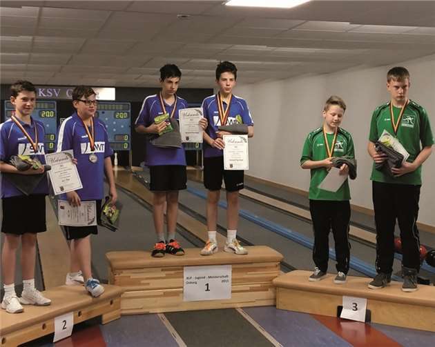 Florian Krühne und Jan Wierczioch - Platz 3 im Team-Doppel männliche U14.privat