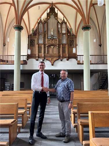 Florian Schneider (li.) und Friedhelm Münch (re.) Foto: Marco Seydel