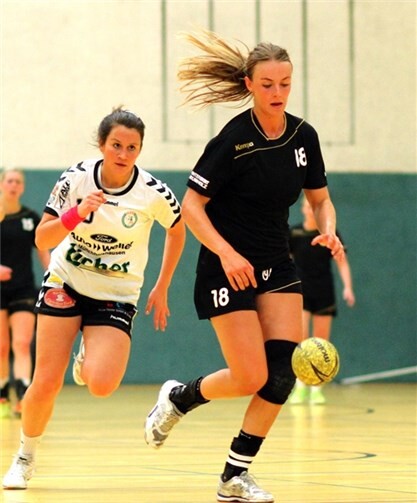 Flott unterwegs: Lotte Prak erzielte mit 10 Treffern die meisten Tore für die Vulkan-Ladies.