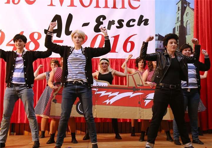 Flotte Tänze aus dem Musical „Grease“ begeisterten die Zuschauer.