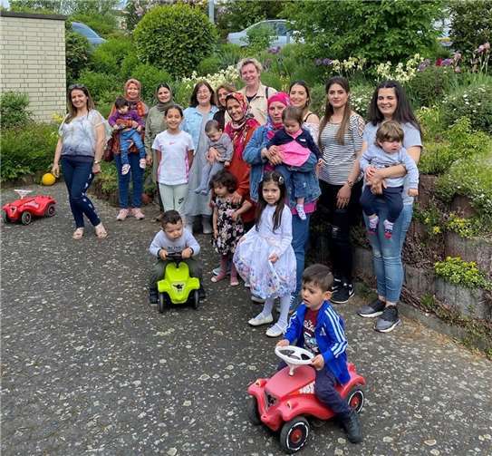 Fluchterfahrungen auch von Erwachsenen kamen zur Sprache.  Foto: Caritas