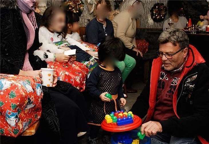 Flüchtlingskinder konntensich über eine Spende freuen. Foto: privat