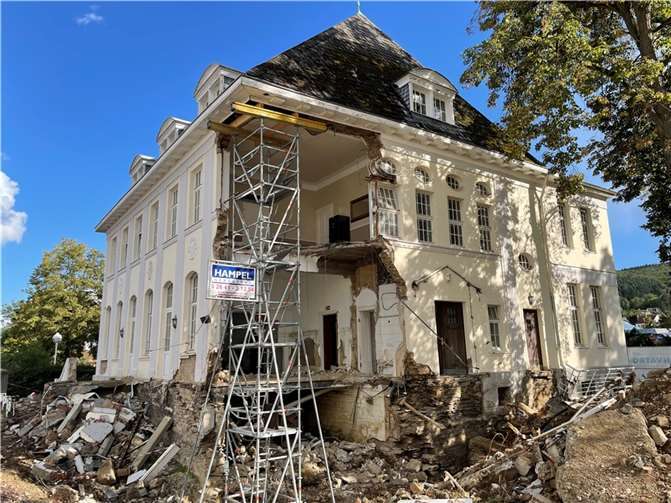 Flutschäden im Ahrtal.Foto: ROB