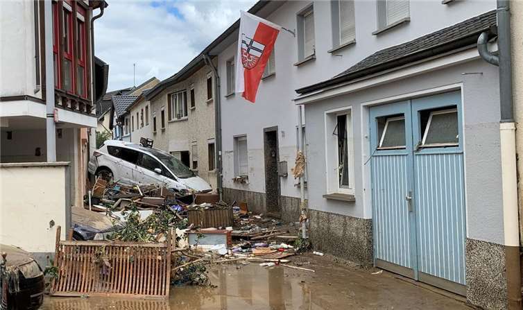 Flutschäden in Ahrweiler. Foto: ROB