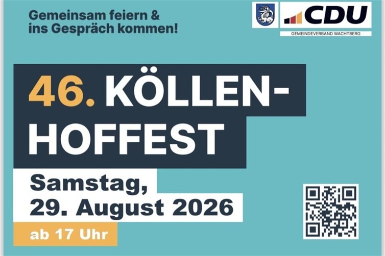 Flyer zum Köllenhoffest