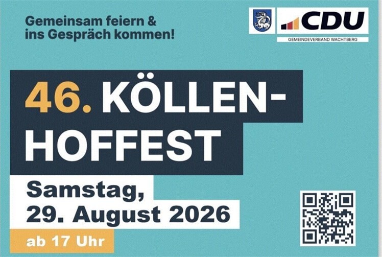 Flyer zum Köllenhoffest