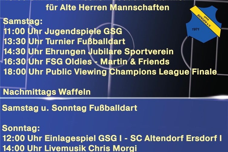 Flyer zum Sportfest