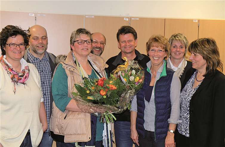 Fördervein und Schulleiter (v.r.): Frau Schulz-Dentzer, Herr Weerts, Frau Koppitsch, Herr Möllenbeck, Herr Steffke, Frau Ribbe, Frau Schwegmann, Frau Porath.privat