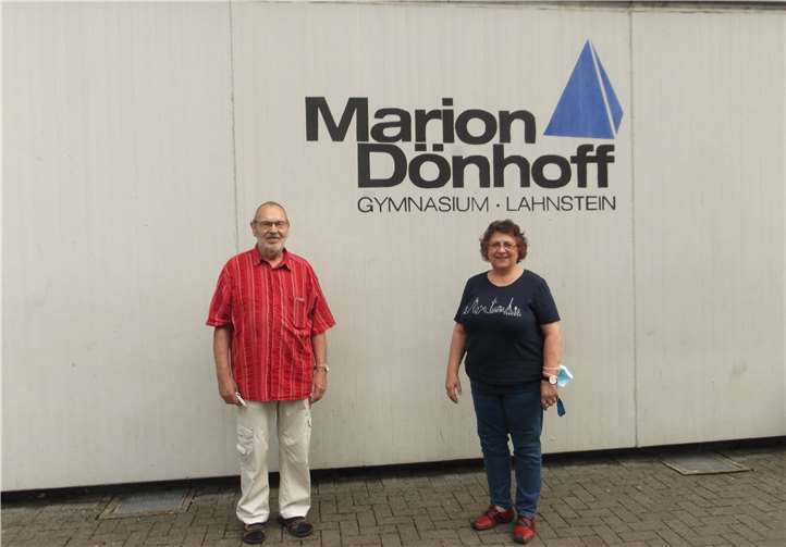 Fördervereinsvorsitzender Uwe Bücher und Schulleiterin Christa Keßler.Foto: privat