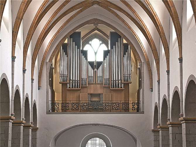 Förster & Nicolaus-Orgel in der Florinskirche.  Privat