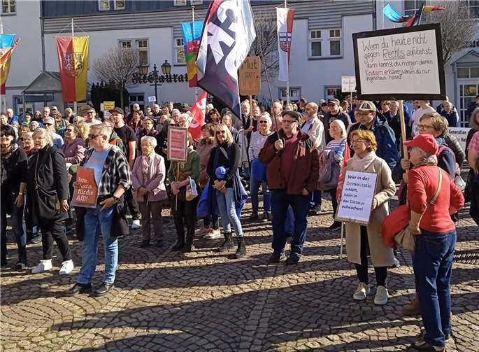 Ahrweiler: Demo gegen Rechtsextremismus Foto: GS