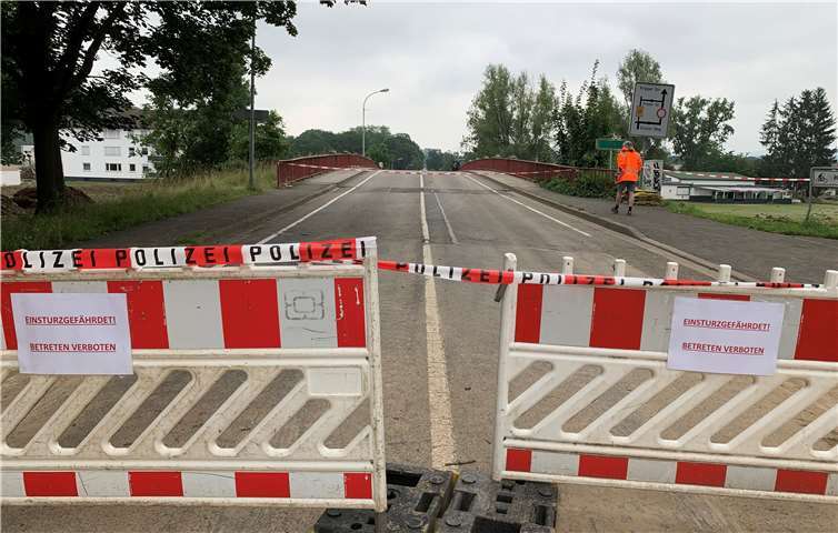 Aktuelles zur Verkehrslage im Krisengebiet Kreis Ahrweiler Foto: ROB