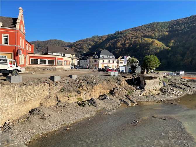 Drei Monate nach der Flut: So sieht Rech heute aus Foto: ROB
