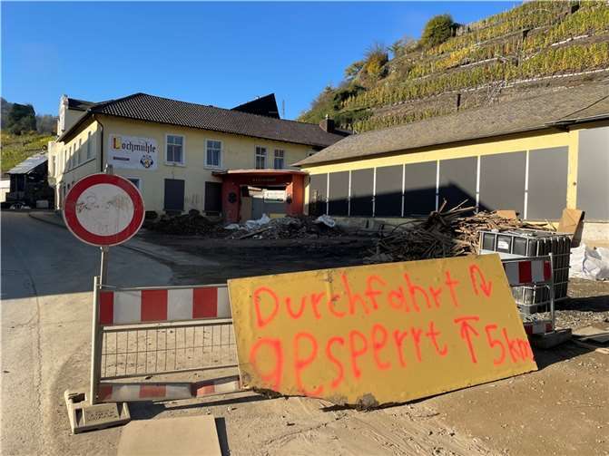 Drei Monate nach der Flut: So sieht Laach heute aus Foto: ROB