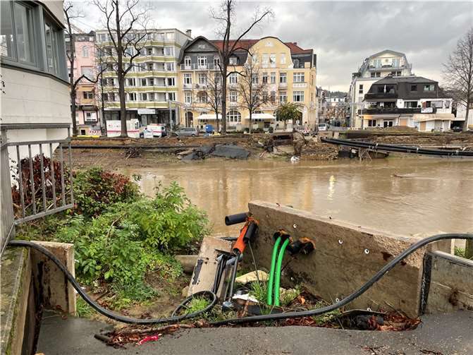 Drei Monate nach der Flut: So sieht Bad Neuenahr heute aus Foto: ROB