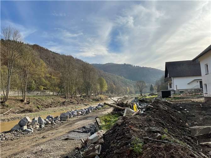 Drei Monate nach der Flut: So sieht Hönningen heute aus Foto: ROB