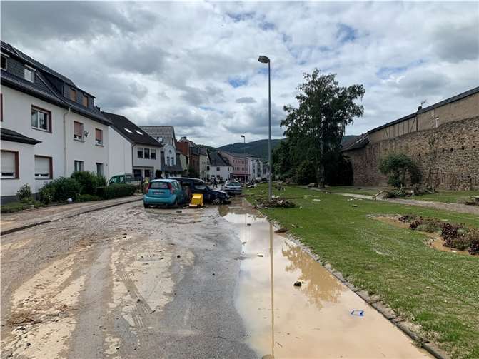 Sechs Monate nach der Flut: Ahrweiler am Vormittag des 15. Juli Foto: ROB