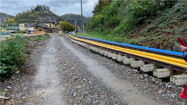 Drei Monate nach der Flut: So sieht die Strecke der Ahrtalbahn heute aus Foto: Ulrich Stumm / Ahrtalbahnfreunde