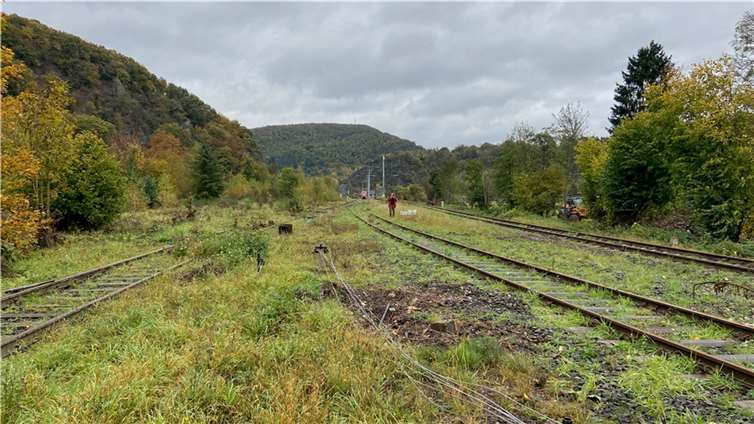 Drei Monate nach der Flut: So sieht die Strecke der Ahrtalbahn heute aus Foto: Ulrich Stumm / Ahrtalbahnfreunde