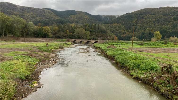 Drei Monate nach der Flut: So sieht die Strecke der Ahrtalbahn heute aus Foto: Ulrich Stumm / Ahrtalbahnfreunde