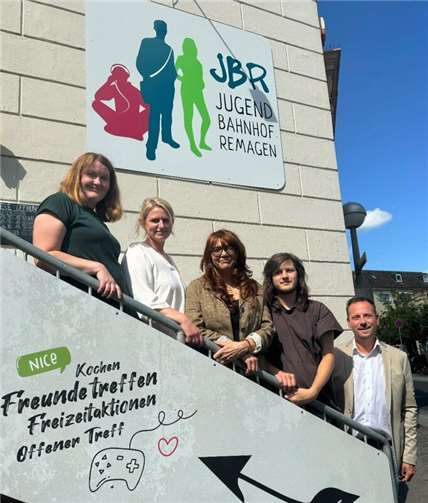 Foto von links nach rechts: Maike Kriechel, Britta Jelken-Dötsch, Annette Lehmann, Joschka Mertmann, Björn Ingendahl.  Foto: Lisa-Marie Althoff