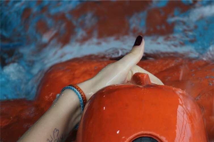 Fotografenglück: Aline in der Puppenstaffel kurz vor der Wende.