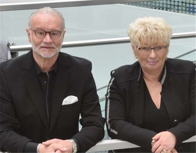 Fraktions- und Ortsvereinsvorsitzende Marion Lipinski-Naumann und Ratsmitglied Fritz Naumann.Quelle: SPD-Stadtratsfraktion