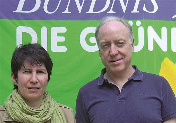 Fraktionsvorsitzende Birgit Meyreis und Klaus Meurer. BÜNDNIS 90/DIE GRÜNEN