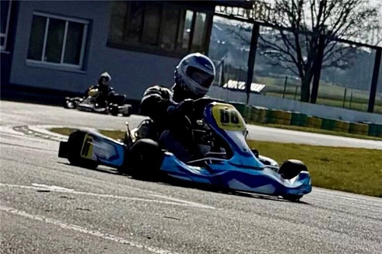 Frank Färber im Kart 