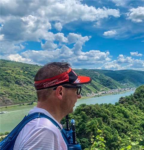 Frank Hardt auf dem Rheinburgenweg.Quelle: TV-Urbar